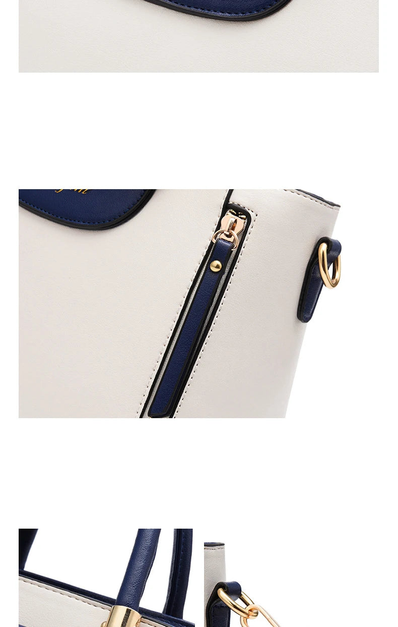 Women's bag 2025 new fashion women's bags hit color hand-held bag Europeand the United States all-match shoulder messenger bag