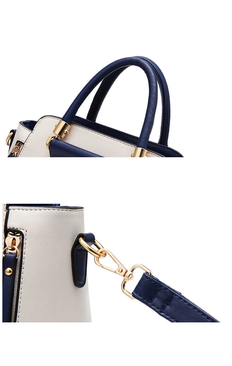 Women's bag 2025 new fashion women's bags hit color hand-held bag Europeand the United States all-match shoulder messenger bag