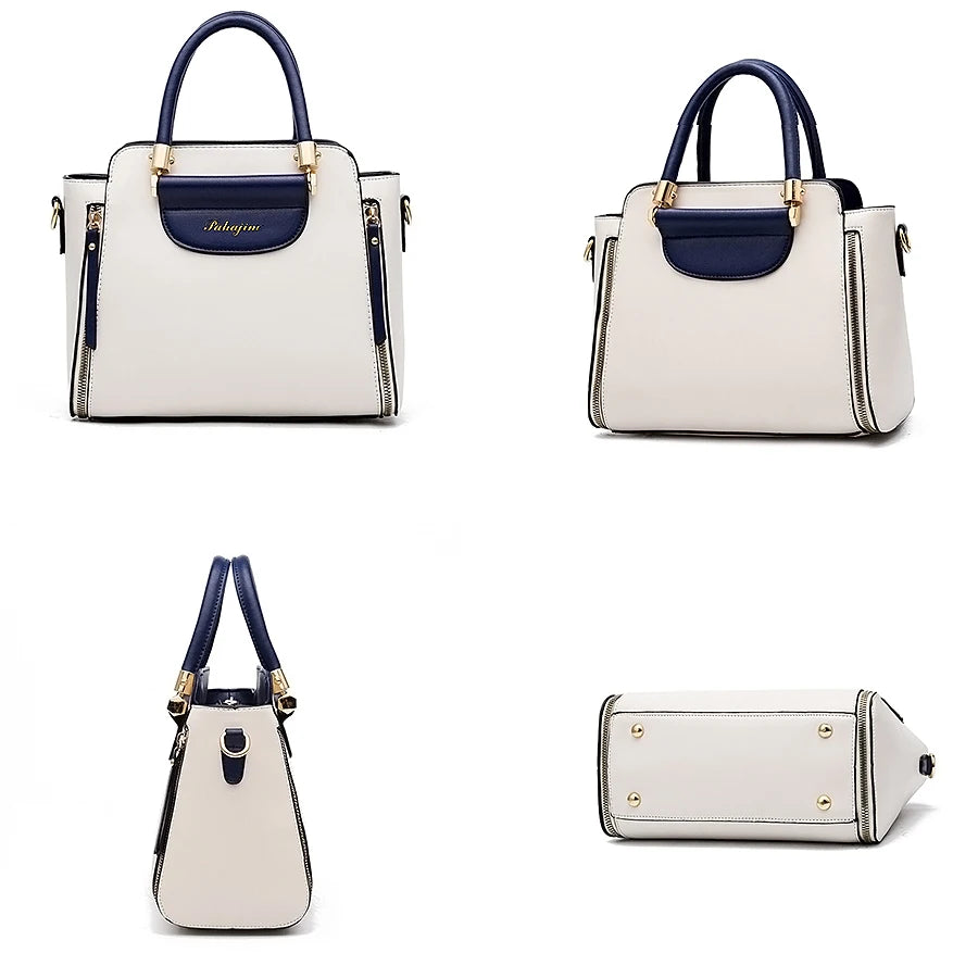 Women's bag 2025 new fashion women's bags hit color hand-held bag Europeand the United States all-match shoulder messenger bag