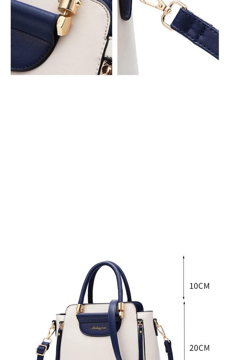 Women's bag 2025 new fashion women's bags hit color hand-held bag Europeand the United States all-match shoulder messenger bag